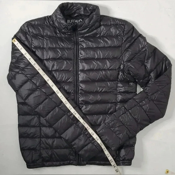 Buffalo David  Bitton Puffer Down Packable Windbreaker Shield Full Zip sz S - Picture 5 of 10